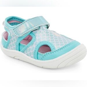 New Stride Rite Wave Mermaid 360 Water Shoes Shiny Toddler Kids Shoe 5